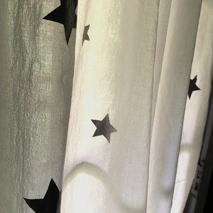 Land of Nod sheer curtains